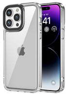 Kapa Warrior Acrylic Clear Back Cover For Apple iPhone 16 Pro Max | Slim Shockproof [Military Grade Protection] Hybrid Bumper Case (Clear Sides)