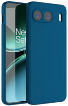 Kapa Matte Protective Lens Flexible Back Cover for OnePlus Nord 4 | Slim Silicone with Soft Lining Shockproof Full Body Bumper Case (Blue)