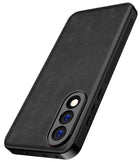 Kapa Tux Leather Back Cover for OnePlus Nord 5 | Slim Shockproof Camera Protection Bumper Case (Black)