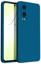 Kapa Matte Protective Lens Flexible Back Cover for OnePlus Nord CE 4 Lite | Slim Silicone with Soft Lining Shockproof Full Body Bumper Case (Blue) - Mobizang