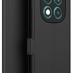 Kapa Noble Slim Magnetic Leather Flip Case Cover for Redmi Note 14 Pro (5G) | Card Holder Stand Flip Wallet Case (Black) - Mobizang
