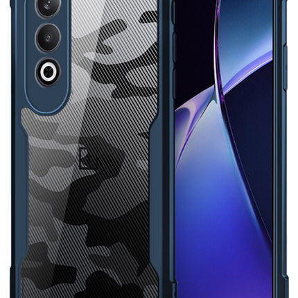 Kapa Beetle Camouflage Back Cover for OnePlus Nord CE 4 | [Military Grade Protection] Shock Proof Slim Hybrid Bumper Case (Blue)