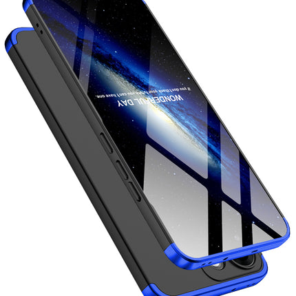 Kapa Double Dip Full 360 Protection Back Case Cover for Oppo Reno 14 Pro 5G (Blue,Black)