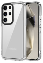 Kapa Warrior Acrylic Clear Back Cover For Samsung Galaxy S25 Ultra | Slim Shockproof [Military Grade Protection] Hybrid Bumper Case (Clear Sides) - Mobizang