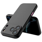 Kapa Matte Protective Lens Flexible Back Cover for Apple iPhone 17 Pro | Slim Silicone with Soft Lining Shockproof Full Body Bumper Case (Black)