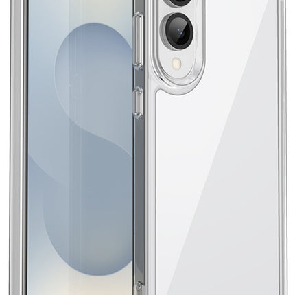 Kapa Unicorn Acrylic Clear Back Cover For Samsung Galaxy S25 Edge | Slim Shockproof [Military Grade Protection] Hybrid Bumper Case (Clear Sides)