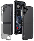 Kapa Frosted Double Dip Full 360 Protection Back Case Cover for CMF Phone 2 Pro (Frosted Black) - Mobizang