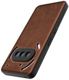 Kapa Tux Leather Back Cover for Nothing Phone 3A 5G | Slim Shockproof Camera Protection Bumper Case (Brown)