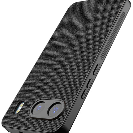 Kapa Soft Full Fabric Protective Back Case Cover for OnePlus Nord 4 | Shockproof Slim Hard Anti Slip Back Case (Black) - Mobizang