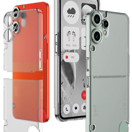 Kapa Frosted Double Dip Full 360 Protection Back Case Cover for CMF Phone 2 Pro (Frosted Clear) - Mobizang
