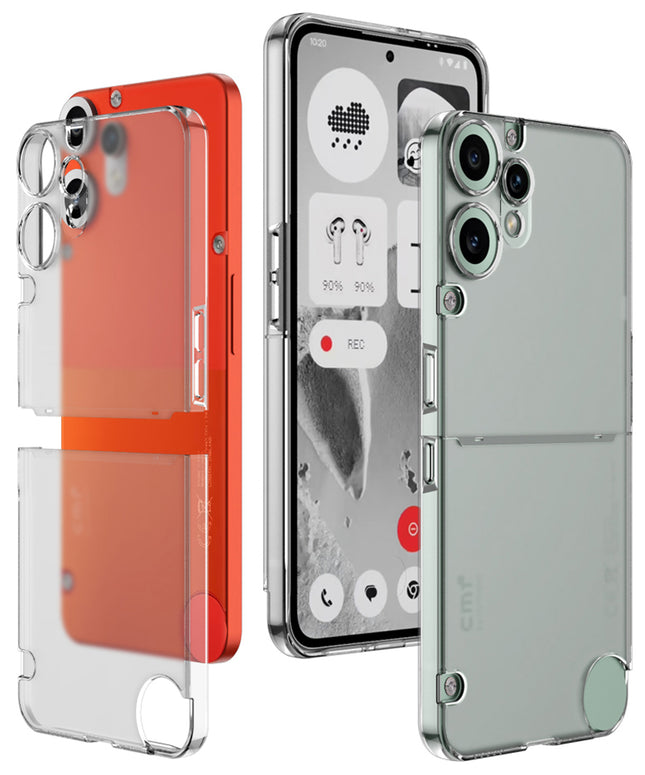 Kapa Frosted Double Dip Full 360 Protection Back Case Cover for CMF Phone 2 Pro (Frosted Clear) - Mobizang