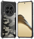 Kapa Bull Camouflage Back Cover for Realme 13 PRO / 13 PRO PLUS | [Military Grade Protection] Shock Proof Slim Hybrid Bumper Case (Black)