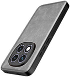 Kapa Tux Leather Back Cover for Redmi Note 15 Pro 5G | Slim Shockproof Camera Protection Bumper Case (Grey) - Mobizang