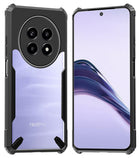Kapa Bull Clear Back Cover for Realme 13 PRO / 13 PRO PLUS | [Military Grade Protection] Shock Proof Slim Hybrid Bumper Case (Black)