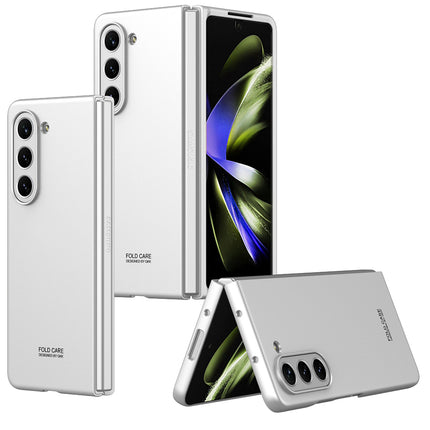 Kapa Ultra Thin Back Case for Samsung Galaxy Z Fold 5 | Full Body Protection Hard Back Cover, Silver