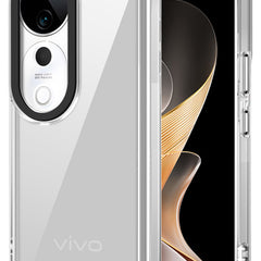 Kapa Warrior Acrylic Clear Back Cover For Vivo V31 Pro (5G) | Slim Shockproof [Military Grade Protection] Hybrid Bumper Case (Clear Sides) - Mobizang