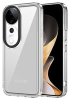 Kapa Warrior Acrylic Clear Back Cover For Vivo V31 Pro (5G) | Slim Shockproof [Military Grade Protection] Hybrid Bumper Case (Clear Sides) - Mobizang