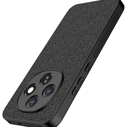 Kapa Soft Full Fabric Protective Back Case Cover for Oppo F31 Pro 5G | Shockproof Slim Hard Anti Slip Back Case (Black) - Mobizang