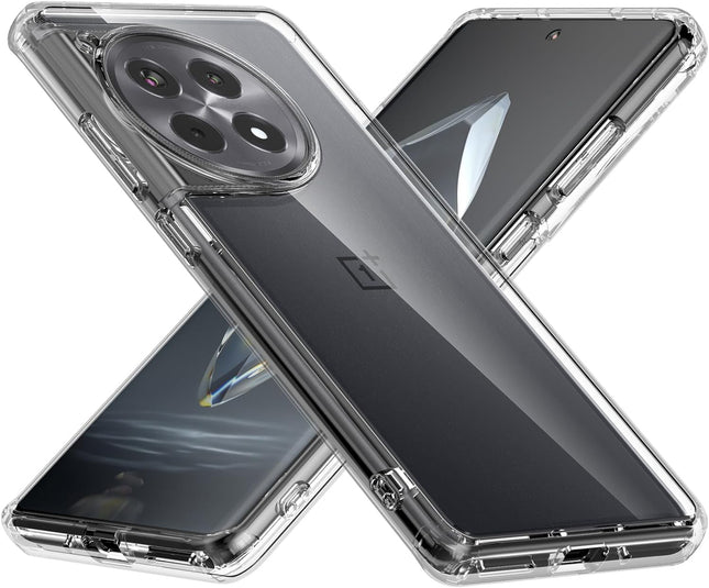 Kapa Shield Clear Acrylic Back Shock Proof Case Cover for OnePlus 12 (Transparent) - Mobizang