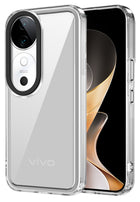 Kapa Warrior Acrylic Clear Back Cover For Vivo V31 (5G) | Slim Shockproof [Military Grade Protection] Hybrid Bumper Case (Clear Sides)