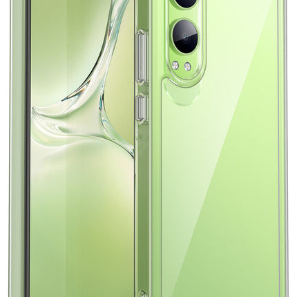 Kapa Unicorn Acrylic Clear Back Cover For OnePlus Nord CE 4 Lite | Slim Shockproof [Military Grade Protection] Hybrid Bumper Case (Clear Sides)