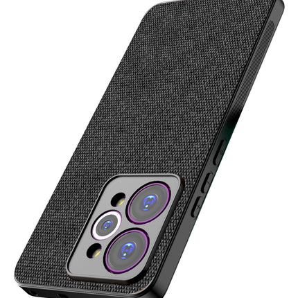 Kapa Soft Full Fabric Protective Back Case Cover for Realme 15 Pro 5G | Shockproof Slim Hard Anti Slip Back Case (Black)