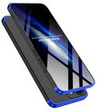 Kapa Double Dip Full 360 Protection Back Case Cover for Oppo Reno 14 5G (Blue,Black)