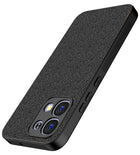 Kapa Soft Full Fabric Protective Back Case Cover for Oppo F31 5G | Shockproof Slim Hard Anti Slip Back Case (Black)