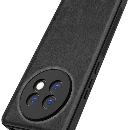 Kapa Tux Leather Back Cover for Realme 13 PRO / 13 PRO PLUS | Slim Shockproof Camera Protection Bumper Case (Black)