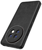 Kapa Tux Leather Back Cover for Realme 13 PRO / 13 PRO PLUS | Slim Shockproof Camera Protection Bumper Case (Black)