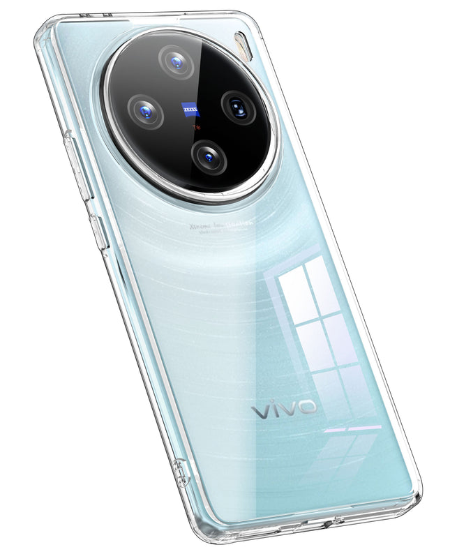 Kapa Shield Clear Acrylic Back Shock Proof Case Cover for Vivo X100 (Transparent)