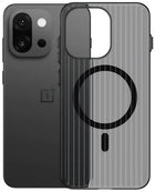 Kapa Wave Magnetic Frosted Grip Back Cover for OnePlus 13S | [MagSafe Compatible] Wireless charging, Slim, Metal Buttons Matte Finish Back Case (Grey) - Mobizang