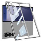 Kapa Phantom Ultra Thin Back Case for Samsung Galaxy Z Fold 7 |Electroplated Edges Full Body Protection Back Cover (Silver)