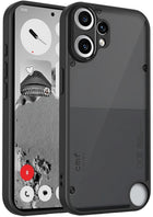 Kapa Smoked Hawkeye Matte Slim Tough Back Cover for CMF Phone 2 Pro | Camera Lens Protector Anti Yellow Shockproof Matte Hybrid Case Cover (Smoked Black)