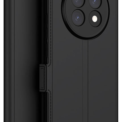 Kapa Noble Slim Magnetic Leather Flip Case Cover for Realme 13 PRO / 13 PRO PLUS | Card Holder Stand Flip Wallet Case (Black) - Mobizang