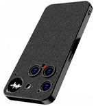 Kapa Soft Full Fabric Protective Back Case Cover for Nothing Phone 3 5G | Shockproof Slim Hard Anti Slip Back Case (Black)