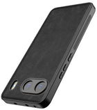 Kapa Tux Leather Back Cover for OnePlus Nord 4 | Slim Shockproof Camera Protection Bumper Case (Black)