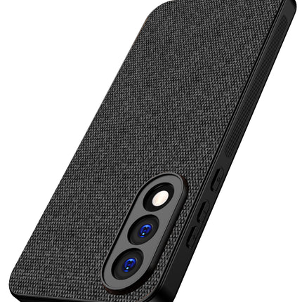 Kapa Soft Full Fabric Protective Back Case Cover for OnePlus Nord 5 | Shockproof Slim Hard Anti Slip Back Case (Black)