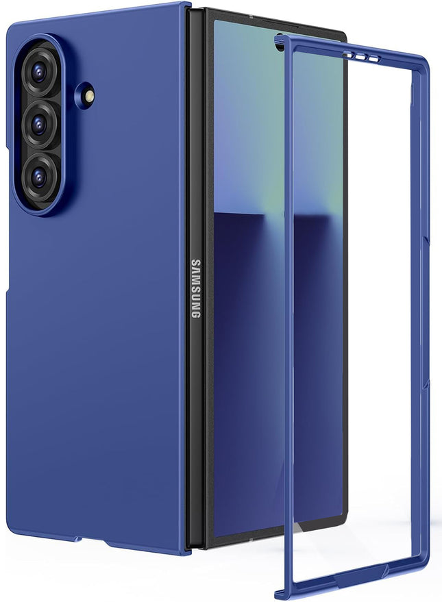 Kapa Ultra Thin Back Case for Samsung Galaxy Z Fold 7 | Full Body Protection Hard Back Cover, Blue