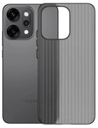 Kapa Wave Frosted Grip Back Cover for Oppo Reno 14 5G | Ultra Slim [With Metal Buttons] Matte Finish Back Case (Grey)