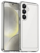 Kapa Unicorn Acrylic Clear Back Cover For Samsung Galaxy S25 Plus | Slim Shockproof [Military Grade Protection] Hybrid Bumper Case (Clear Sides)