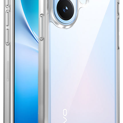 Kapa Airbag Armor Back Cover for Vivo V60 / V60e / Vivo T4 Pro 5G | Clear Slim Shockproof [Military Grade Protection] Hybrid Bumper Case (Clear)