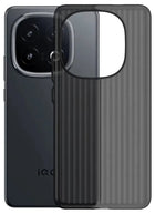 Kapa Wave Frosted Grip Back Cover for Iqoo 13 5G | Ultra Slim [With Metal Buttons] Matte Finish Back Case (Grey)