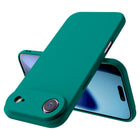 Kapa Matte Protective Lens Flexible Back Cover for Apple iPhone 17 Air | Slim Silicone with Soft Lining Shockproof Full Body Bumper Case (Green)