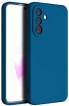 Kapa Matte Protective Lens Flexible Back Cover for Samsung Galaxy A56 | Slim Silicone with Soft Lining Shockproof Full Body Bumper Case (Blue)