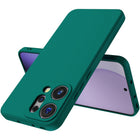 Kapa Matte Protective Lens Flexible Back Cover for Oppo Reno 14 Pro 5G | Slim Silicone with Soft Lining Shockproof Full Body Bumper Case (Green)