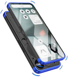 Kapa Double Dip Full 360 Protection Back Case Cover for Nothing Phone 3 5G (Blue,Black)