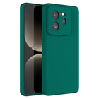 Kapa Matte Protective Lens Flexible Back Cover for Realme GT 7 PRO | Slim Silicone with Soft Lining Shockproof Full Body Bumper Case (Green)