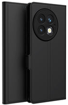 Kapa Noble Slim Magnetic Leather Flip Case Cover for OnePlus 13 | Card Holder Stand Flip Wallet Case (Black)