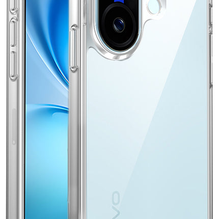 Kapa Airbag Armor Back Cover for Vivo X200 FE 5G | Clear Slim Shockproof [Military Grade Protection] Hybrid Bumper Case (Clear)